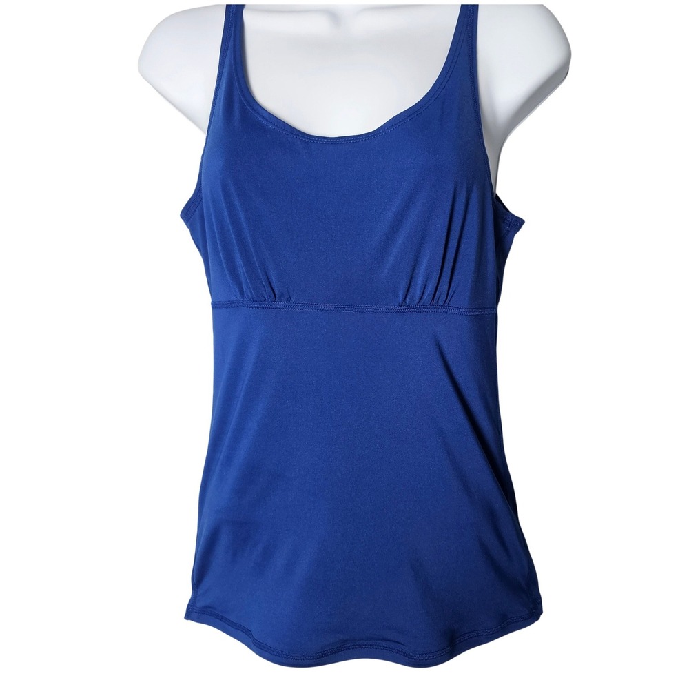 Miraclesuit Everyday Shapewear Royal Blue Camisole Tank Top Womens‎ L Athleisure